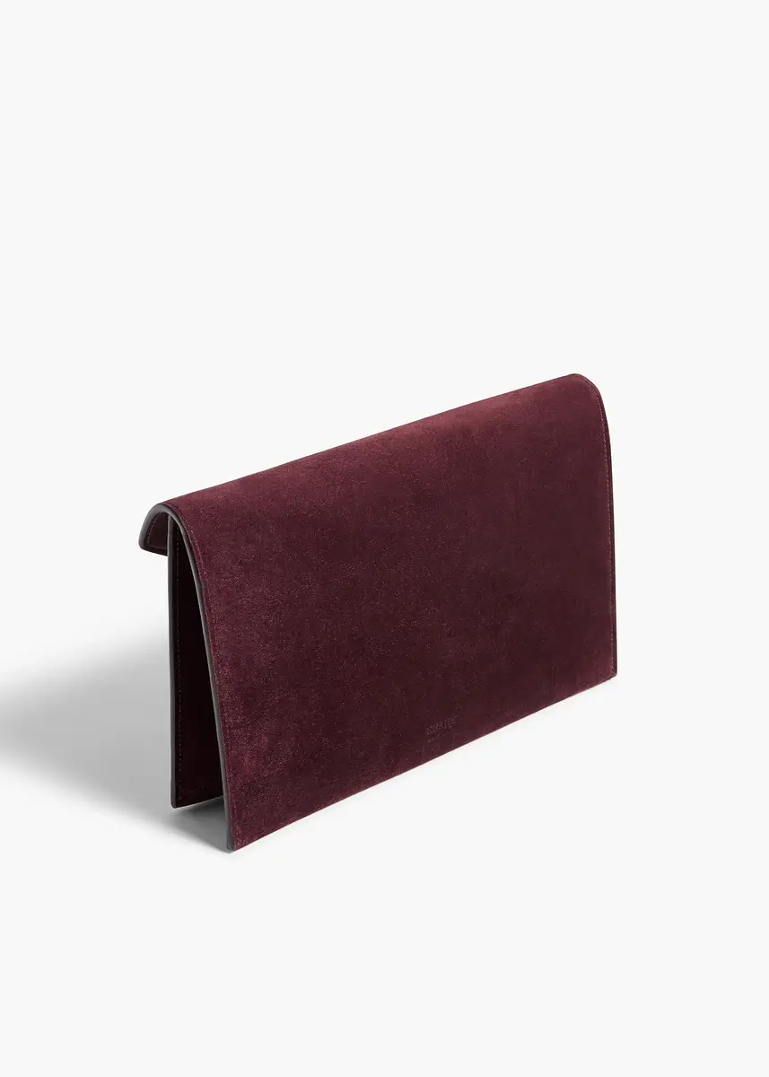 Khaite Grace Envelope Clutch In Rouge Noir | Thumbnail 2 Khaite Grace Envelope Clutch In Rouge Noir | Thumbnail 2