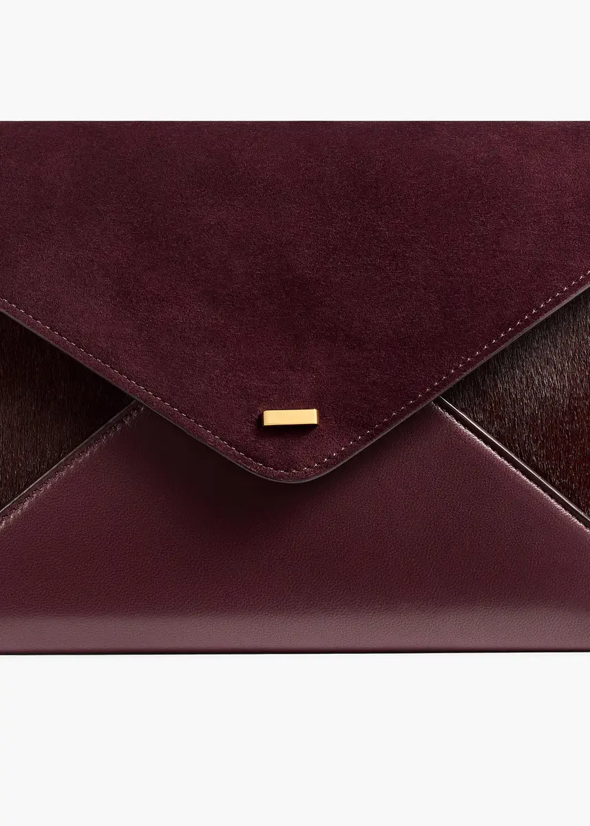 Khaite Grace Envelope Clutch In Rouge Noir | Thumbnail 4 Khaite Grace Envelope Clutch In Rouge Noir | Thumbnail 4