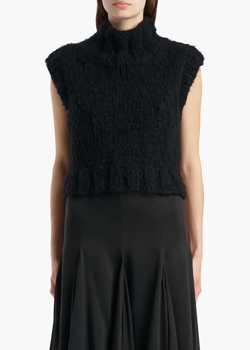 Khaite Fawn Top In Black | Thumbnail 3