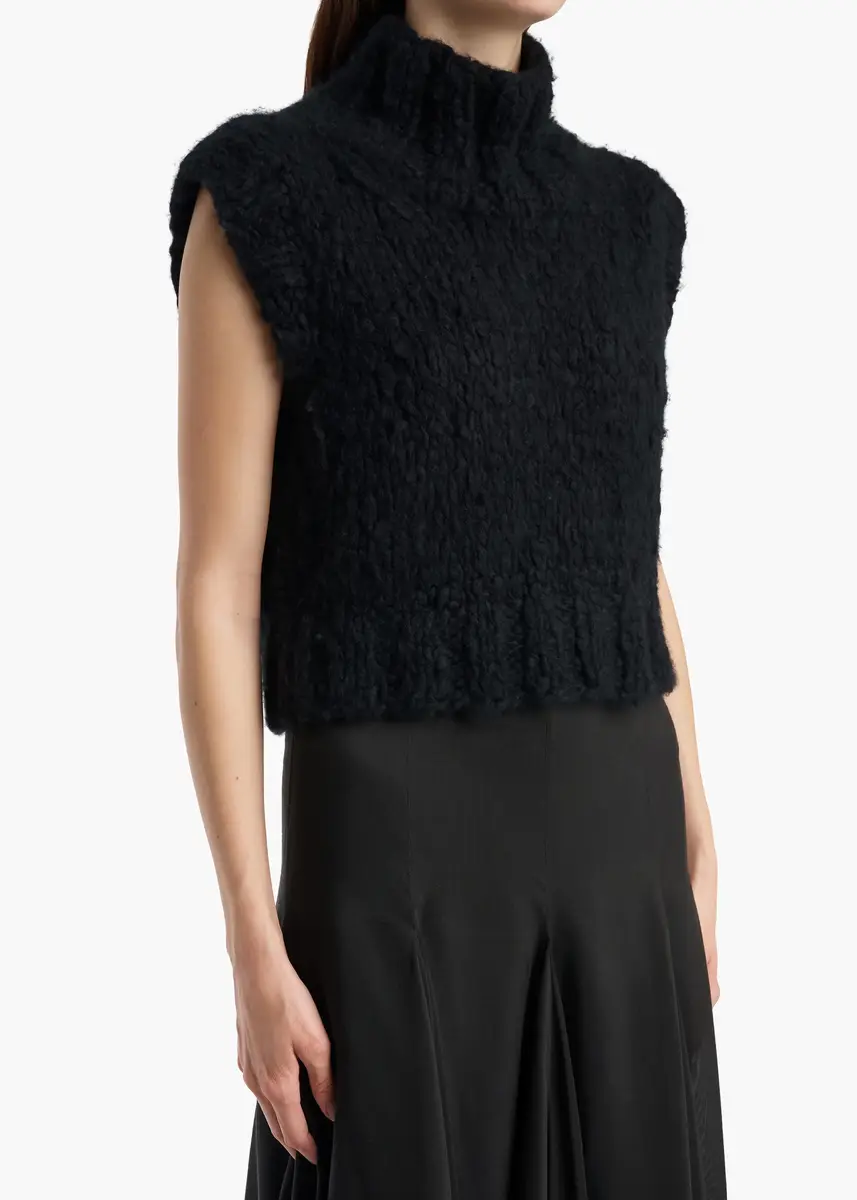 Khaite Fawn Top In Black | Thumbnail 5