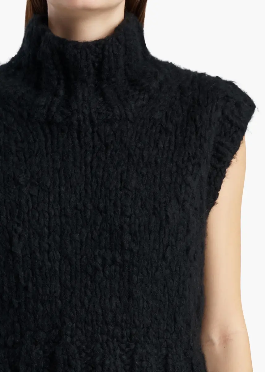 Khaite Fawn Top In Black | Thumbnail 6