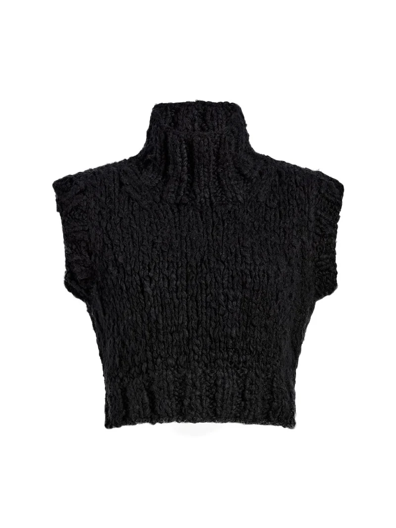 Khaite Fawn Top In Black