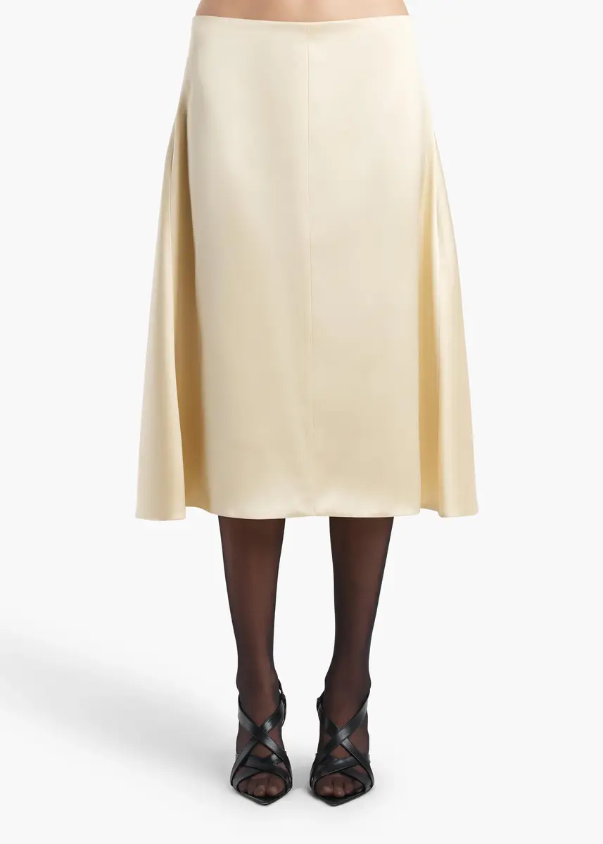 Khaite Nania Skirt In Champagne | Thumbnail 3 Khaite Nania Skirt In Champagne | Thumbnail 3