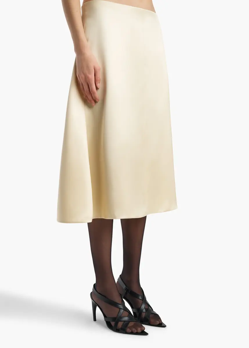 Khaite Nania Skirt In Champagne | Thumbnail 5 Khaite Nania Skirt In Champagne | Thumbnail 5