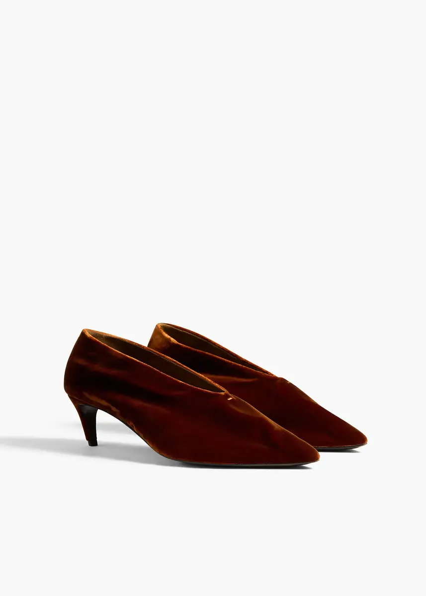 Khaite Miriam Low Pump In Rust | Thumbnail 2 Khaite Miriam Low Pump In Rust | Thumbnail 2