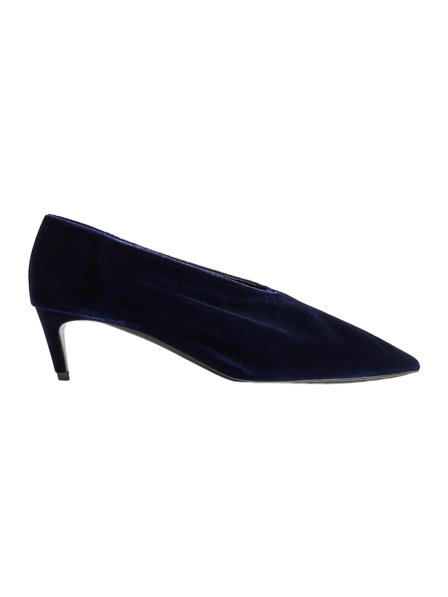 Khaite Miriam Low Pump In Midnight