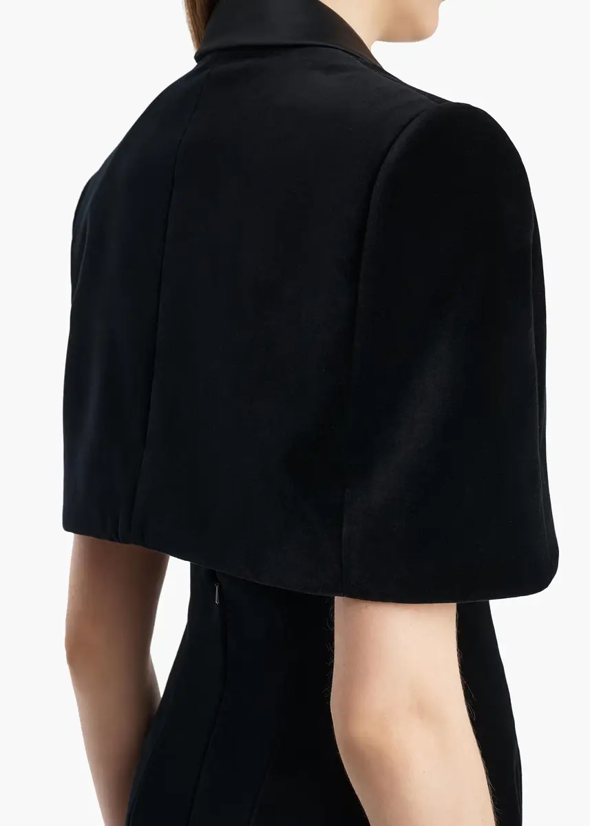 Khaite Ilora Jacket In Black Velvet | Thumbnail 6 Khaite Ilora Jacket In Black Velvet | Thumbnail 6