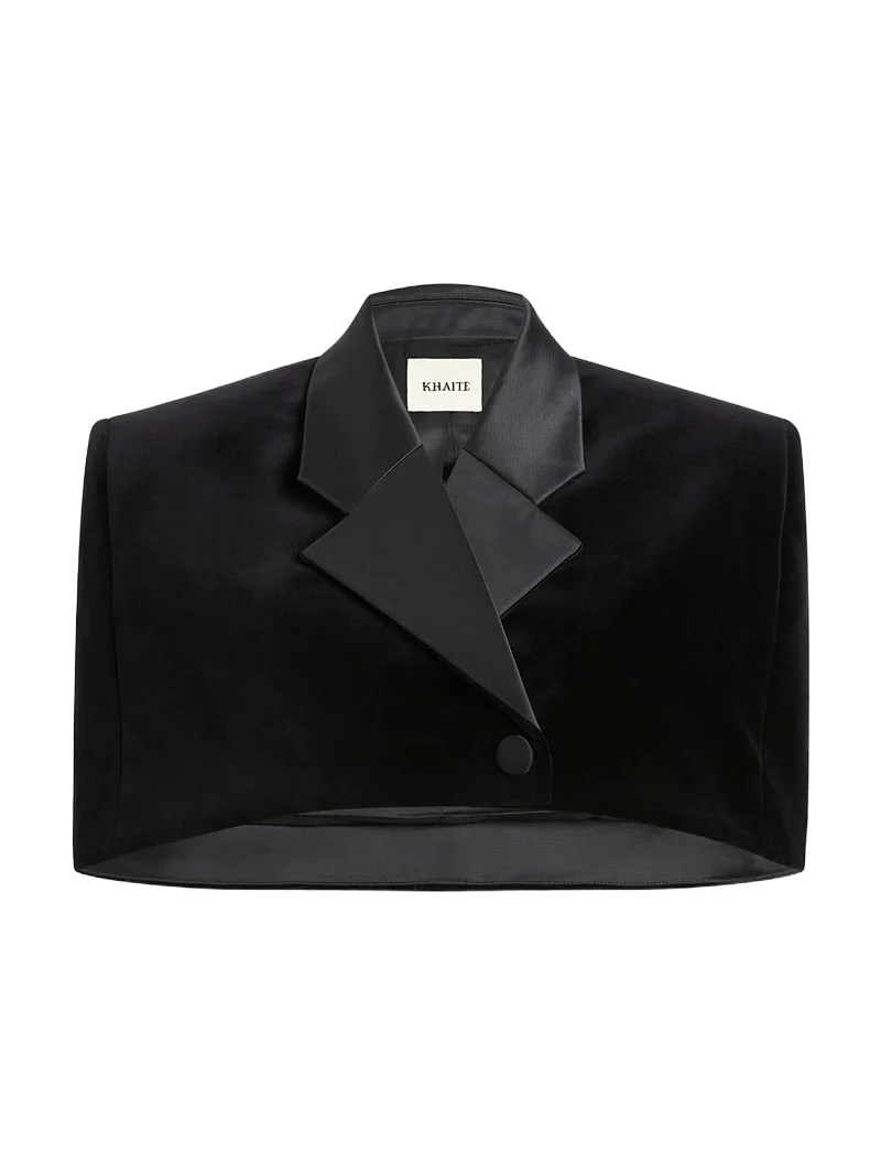 Ilora Jacket In Black Velvet Ilora Jacket In Black Velvet