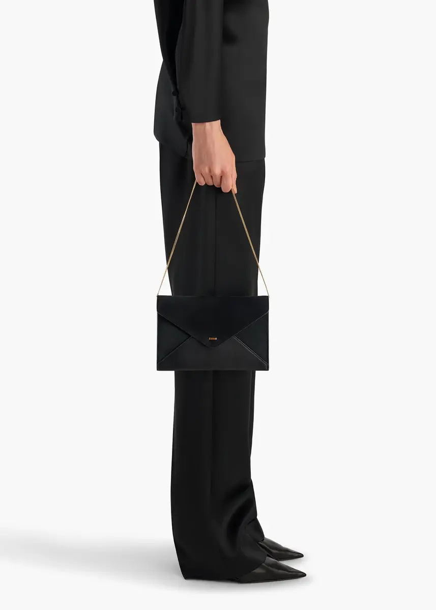 Khaite Grace Envelope Clutch In Black | Thumbnail 5 Khaite Grace Envelope Clutch In Black | Thumbnail 5