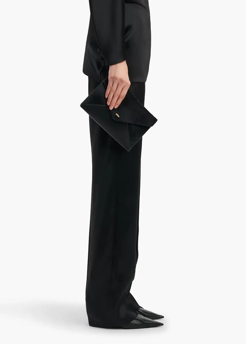 Khaite Grace Envelope Clutch In Black | Thumbnail 6 Khaite Grace Envelope Clutch In Black | Thumbnail 6