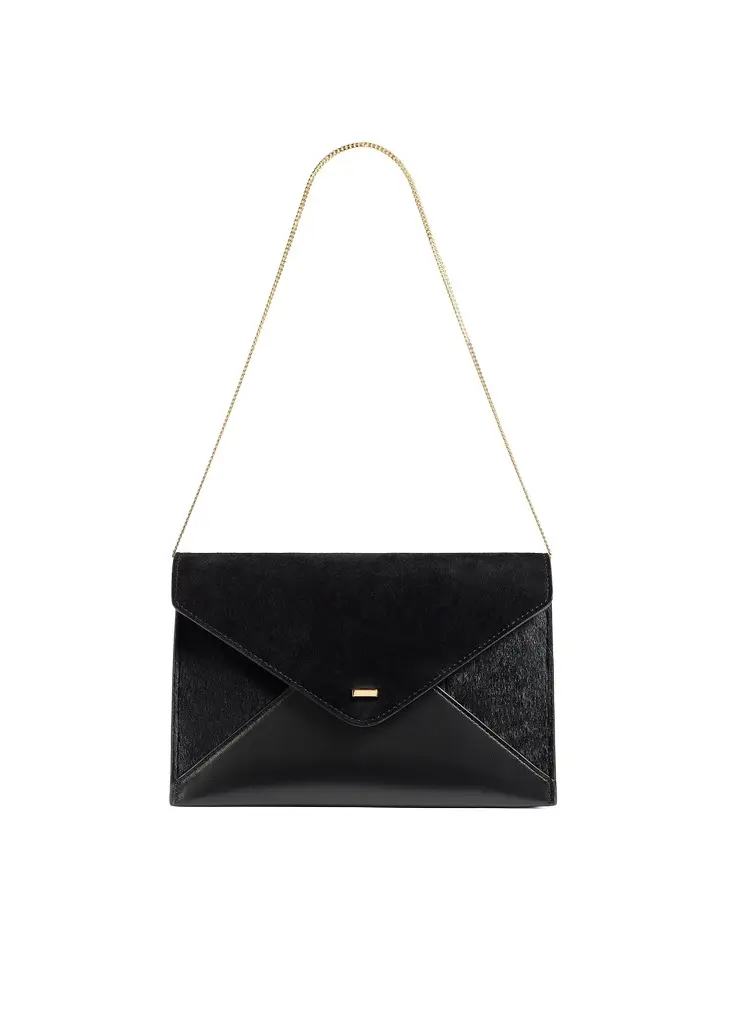 Grace Envelope Clutch In Black Grace Envelope Clutch In Black