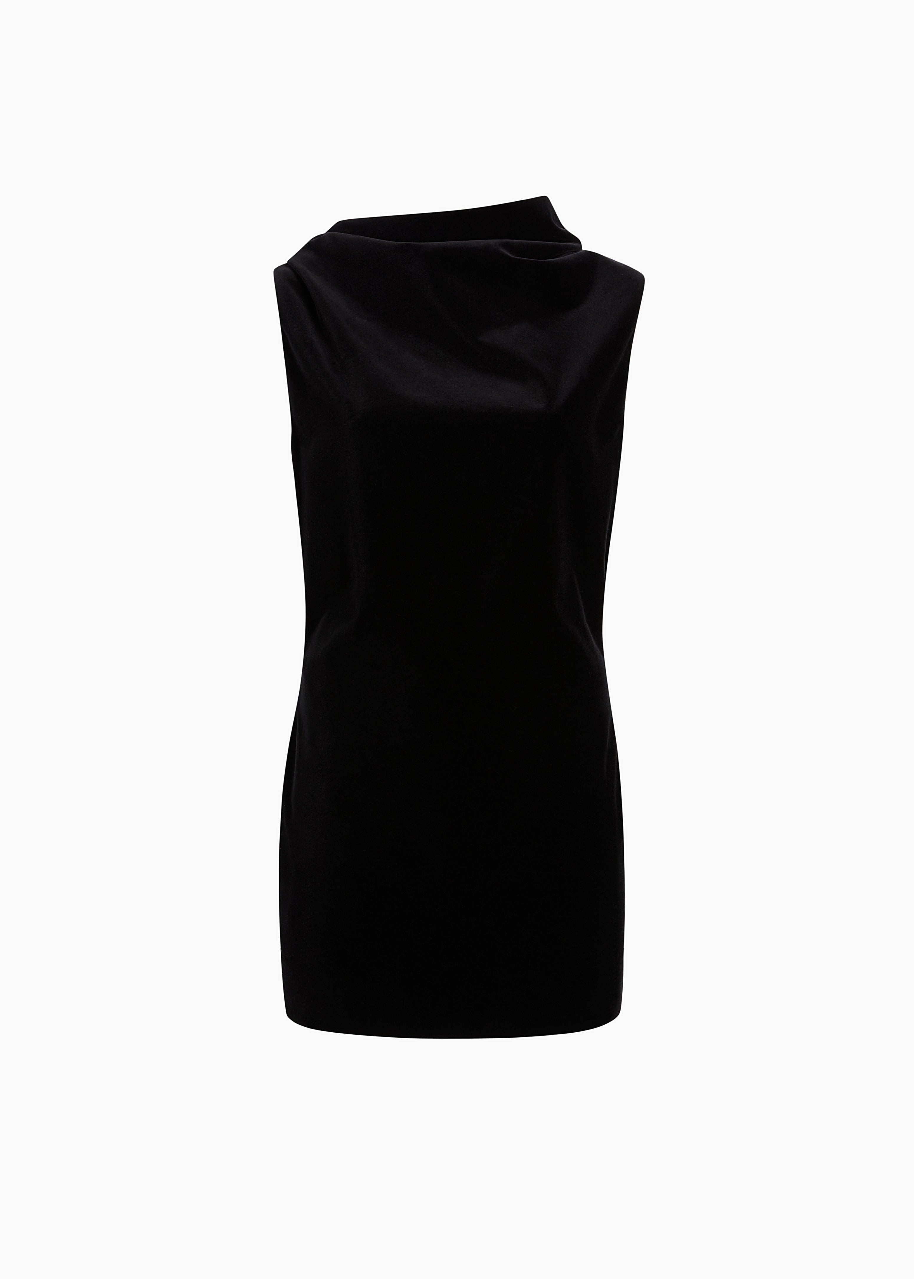 Astor Dress In Black Velvet