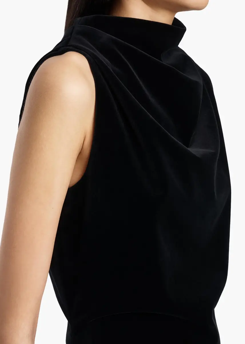 Khaite Astor Dress In Black Velvet | Thumbnail 4 Khaite Astor Dress In Black Velvet | Thumbnail 4