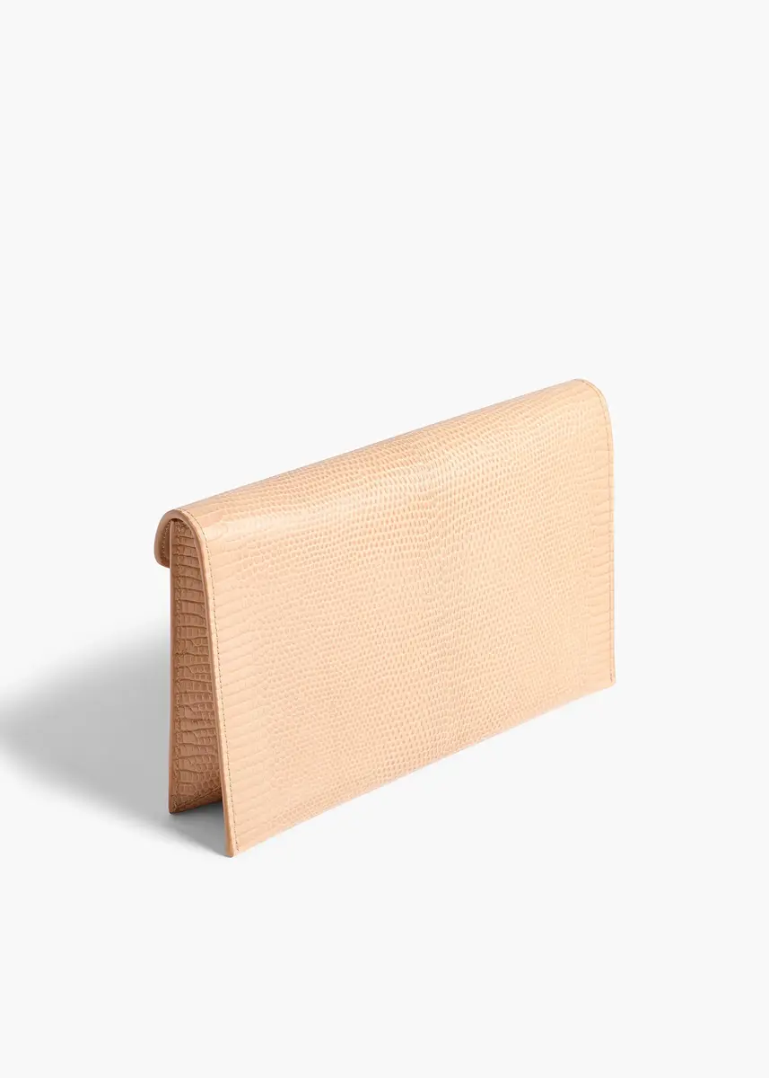 Khaite Grace Envelope Clutch In Desert Sand Lizard | Thumbnail 2 Khaite Grace Envelope Clutch In Desert Sand Lizard | Thumbnail 2