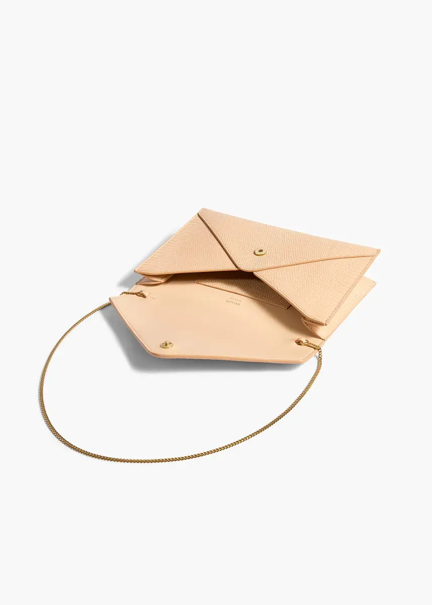Khaite Grace Envelope Clutch In Desert Sand Lizard | Thumbnail 3 Khaite Grace Envelope Clutch In Desert Sand Lizard | Thumbnail 3