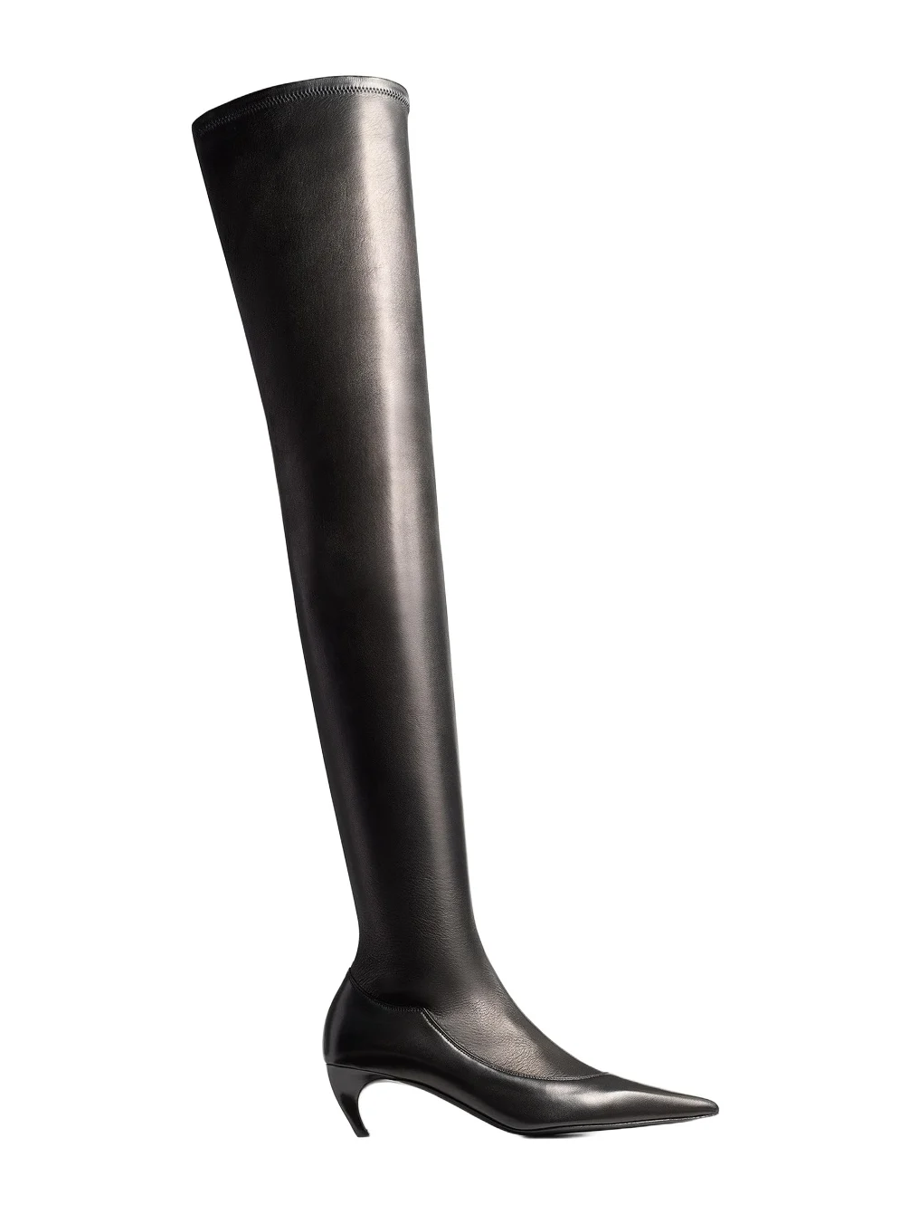 Khaite Valerie Over-The-Knee Boot In Black
