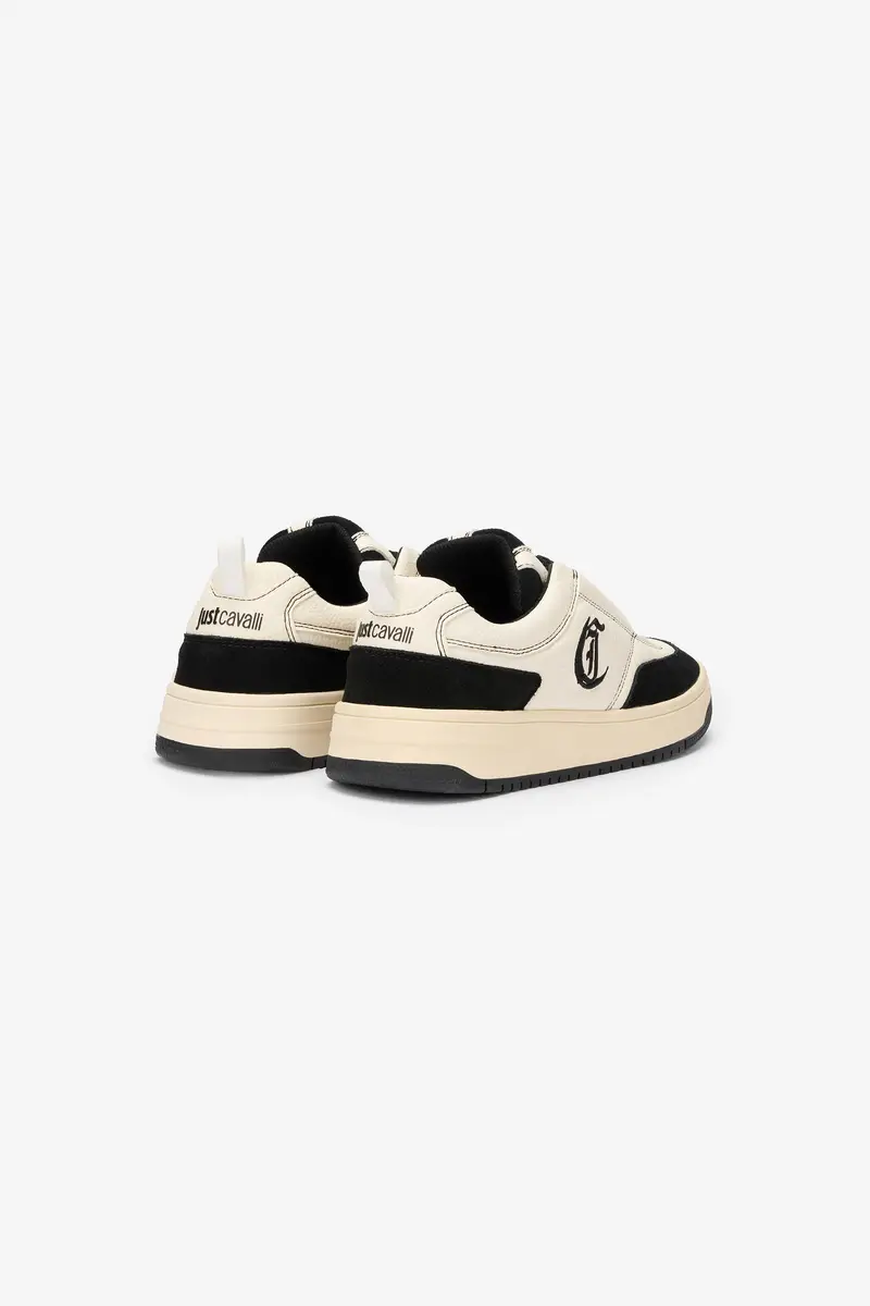 Roberto Cavalli White Sneakers With Black Inserts | Thumbnail 3 Roberto Cavalli White Sneakers With Black Inserts | Thumbnail 3