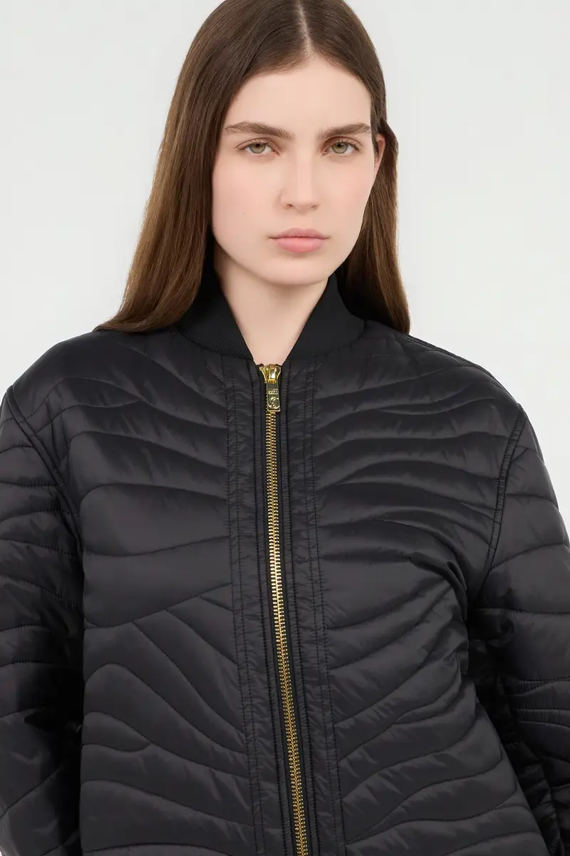 Roberto Cavalli Zip Jacket With Quilted Zebra | Thumbnail 5