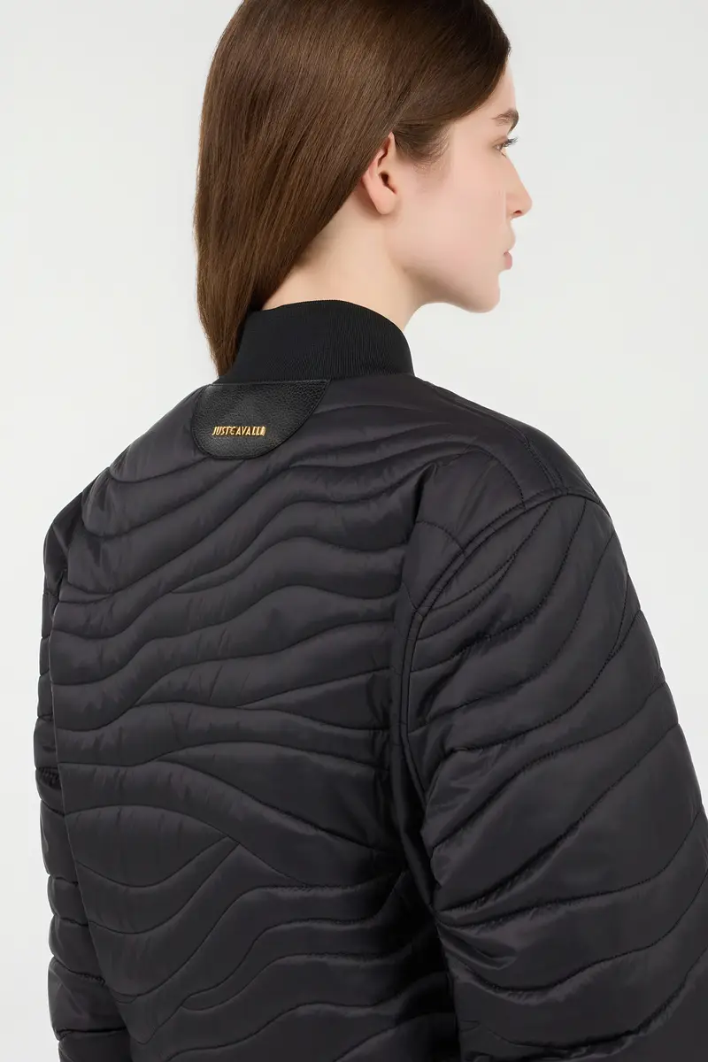 Roberto Cavalli Zip Jacket With Quilted Zebra | Thumbnail 6