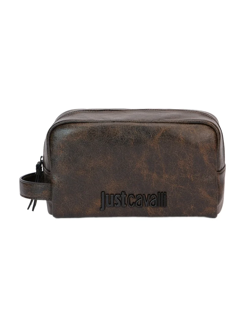 Brown Beauty Case With Wrist Strap Brown Beauty Case With Wrist Strap