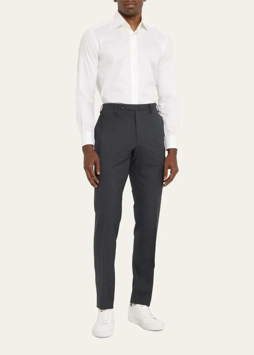 Incotex Men's Super 150s Wool Dress Pants | Thumbnail 2