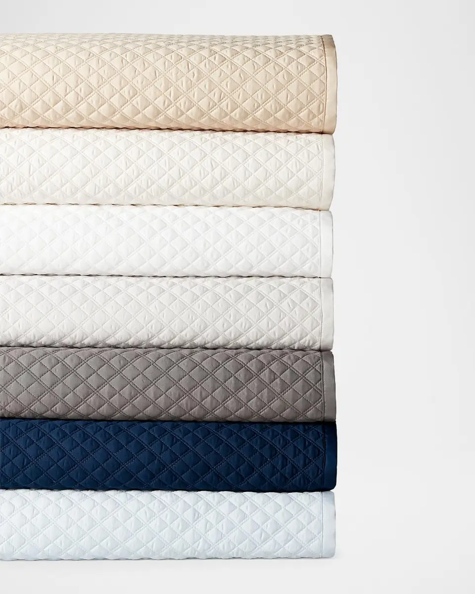 Ralph Lauren Home Quilted Sateen Argyle Quilt | Thumbnail 6