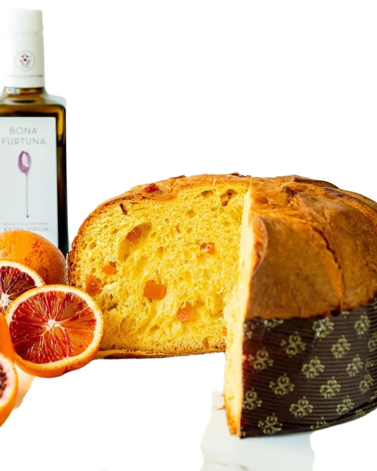 Bona Furtuna Blood Orange and Olive Oil Panettone