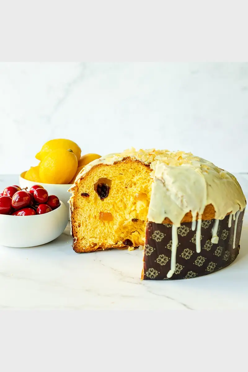 Bona Furtuna Organic Candied Lemon & Cherry Panettone | Thumbnail 3