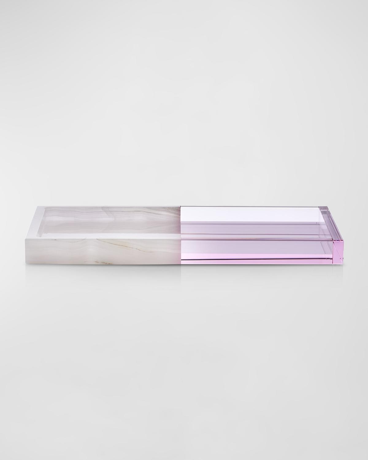 Mad Crystal and Onyx Tray, Small Mad Crystal and Onyx Tray, Small