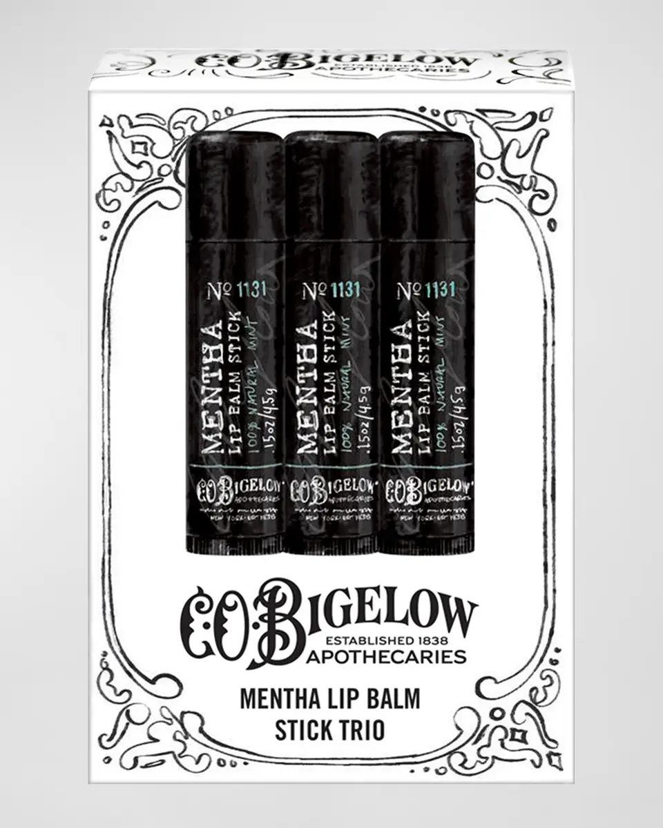 C.O. Bigelow Mentha Lip Balm Stick Trio Box Set | Thumbnail 2 C.O. Bigelow Mentha Lip Balm Stick Trio Box Set | Thumbnail 2