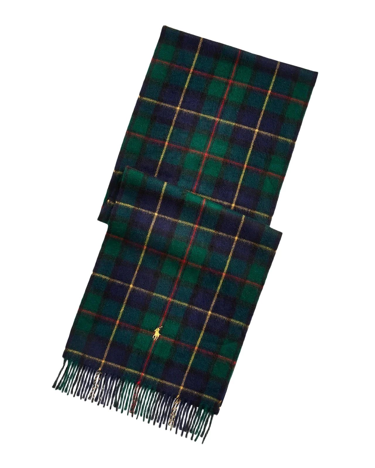 Men's Tartan Lambswool-Cashmere Scarf Men's Tartan Lambswool-Cashmere Scarf