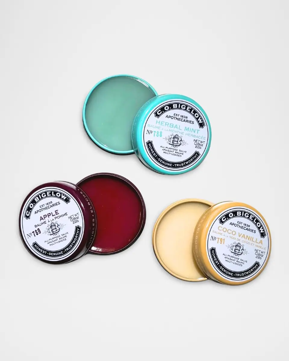 C.O. Bigelow Lip Salve Tin Trio Set | Thumbnail 2