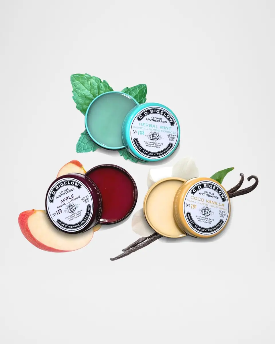 C.O. Bigelow Lip Salve Tin Trio Set | Thumbnail 3