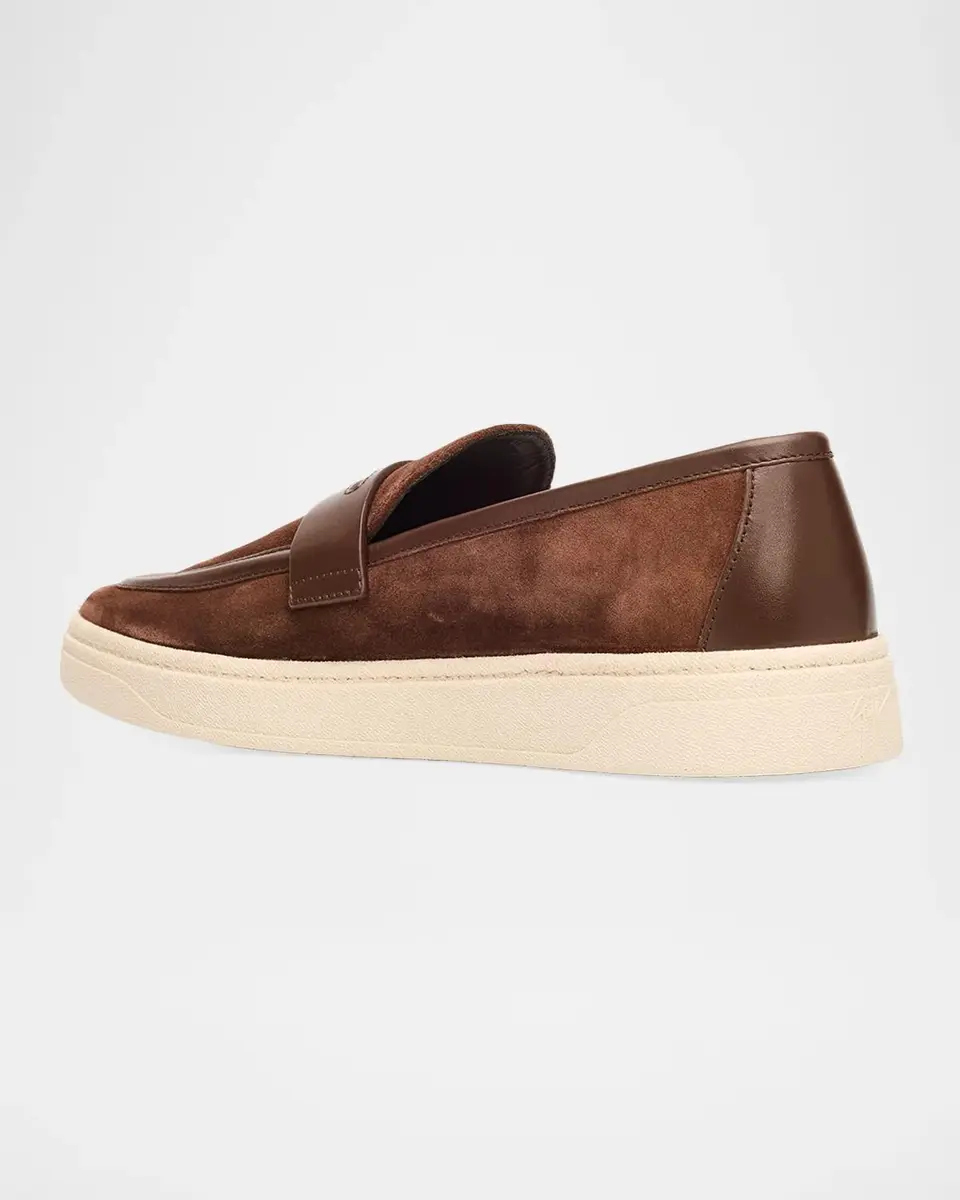 Giuseppe Zanotti GZ 94 Suede Penny Loafers | Thumbnail 2 Giuseppe Zanotti GZ 94 Suede Penny Loafers | Thumbnail 2