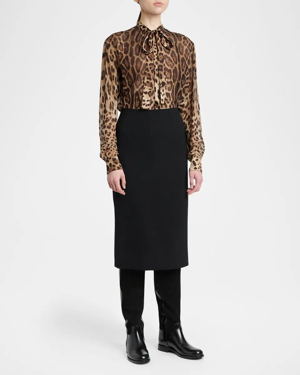 Dolce & Gabbana DG Equestrian Mixed Leather Over-The-Knee Boots | Thumbnail 3