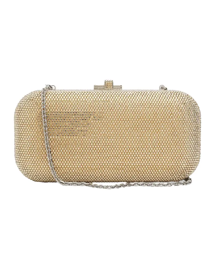 Long Slide Crystal Clutch Bag
