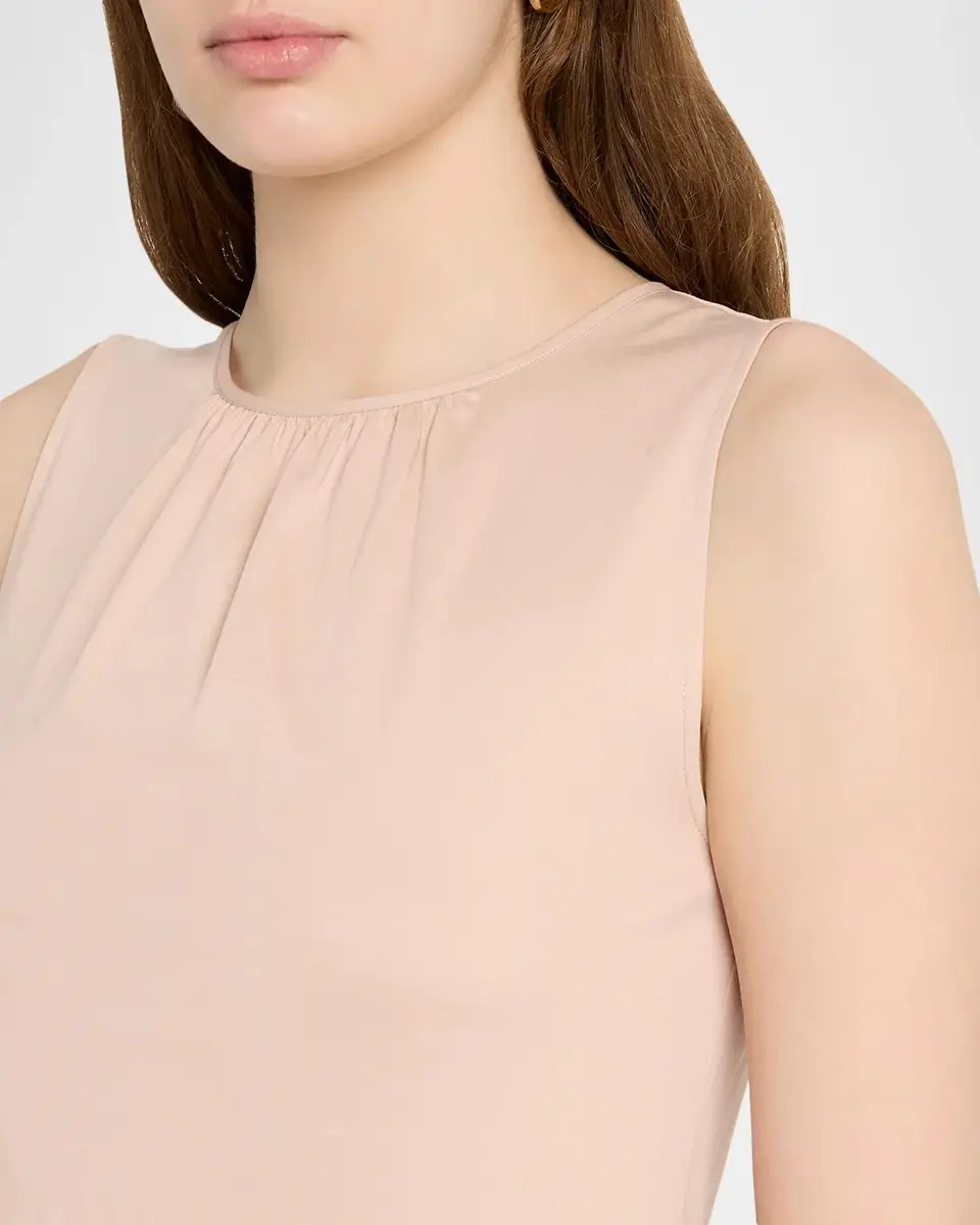 Weekend Max Mara Ruched Jersey & Poplin Midi Dress | Thumbnail 5