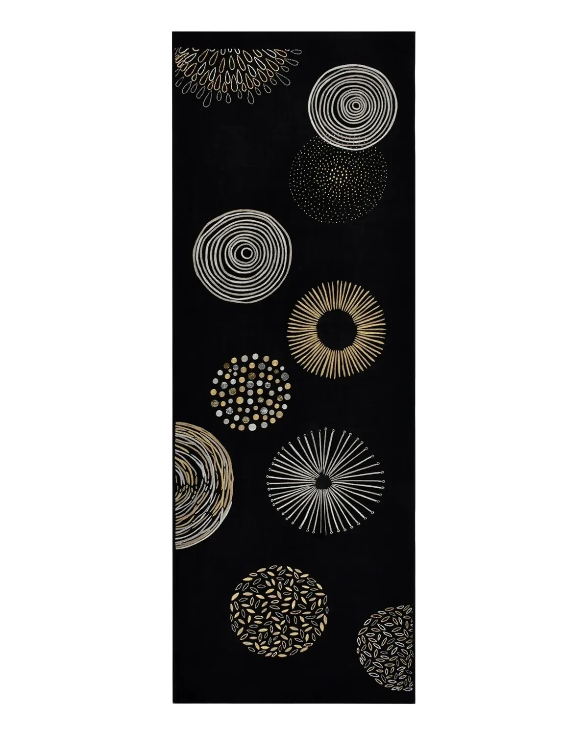 JANAVI INDIA Circle Embellished Merino Wool Scarf