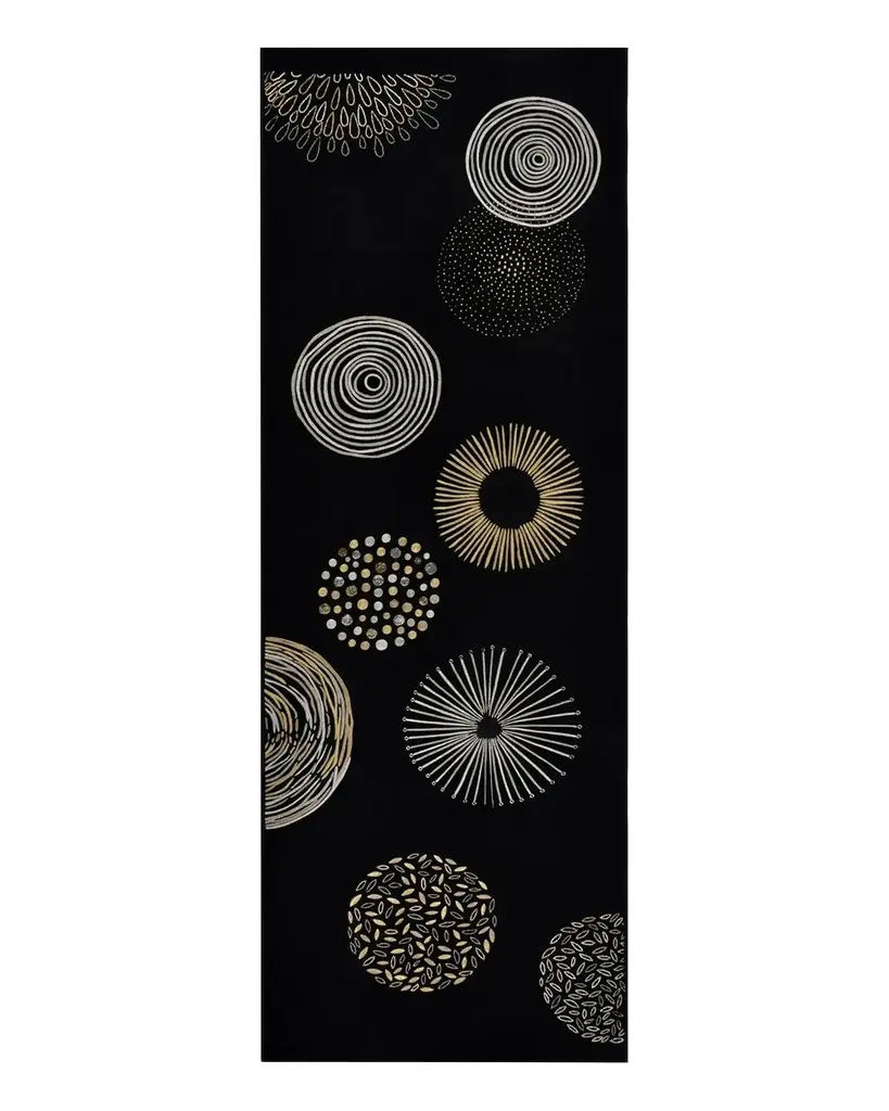 Circle Embellished Merino Wool Scarf