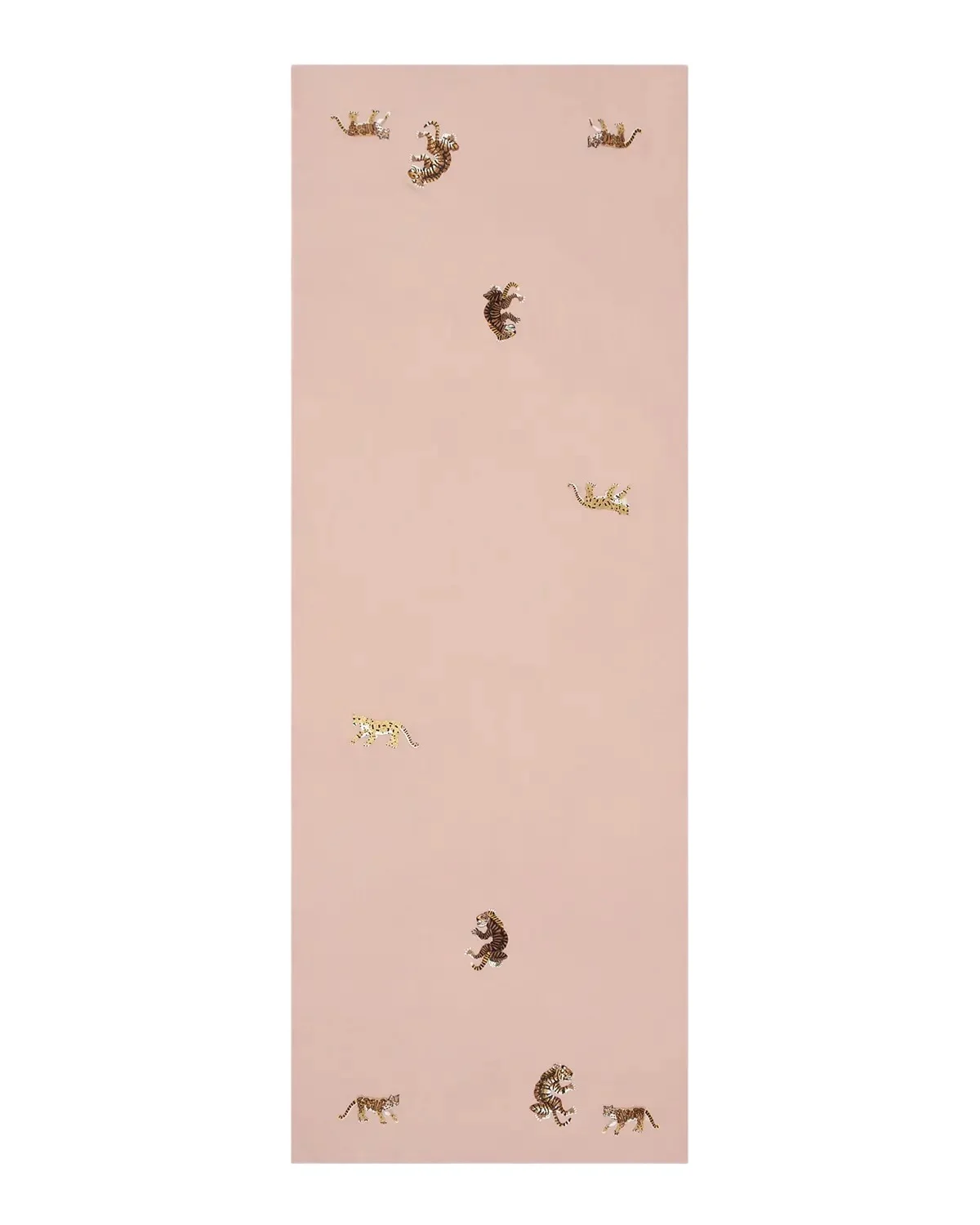 Glamour Safari Embroidered Merino Wool Scarf Glamour Safari Embroidered Merino Wool Scarf
