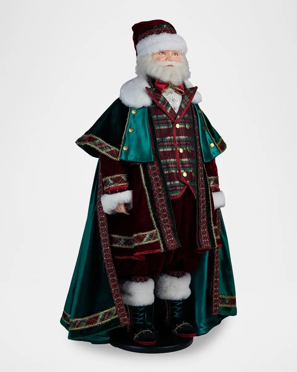 Katherine 's Collection Christopher Tidings Santa Doll 32" Christmas Decor | Thumbnail 2