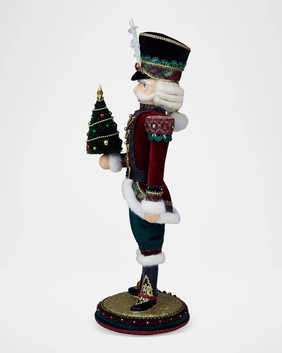 Katherine 's Collection Timeless Tidings Nutcracker With Tree | Thumbnail 3 Katherine 's Collection Timeless Tidings Nutcracker With Tree | Thumbnail 3