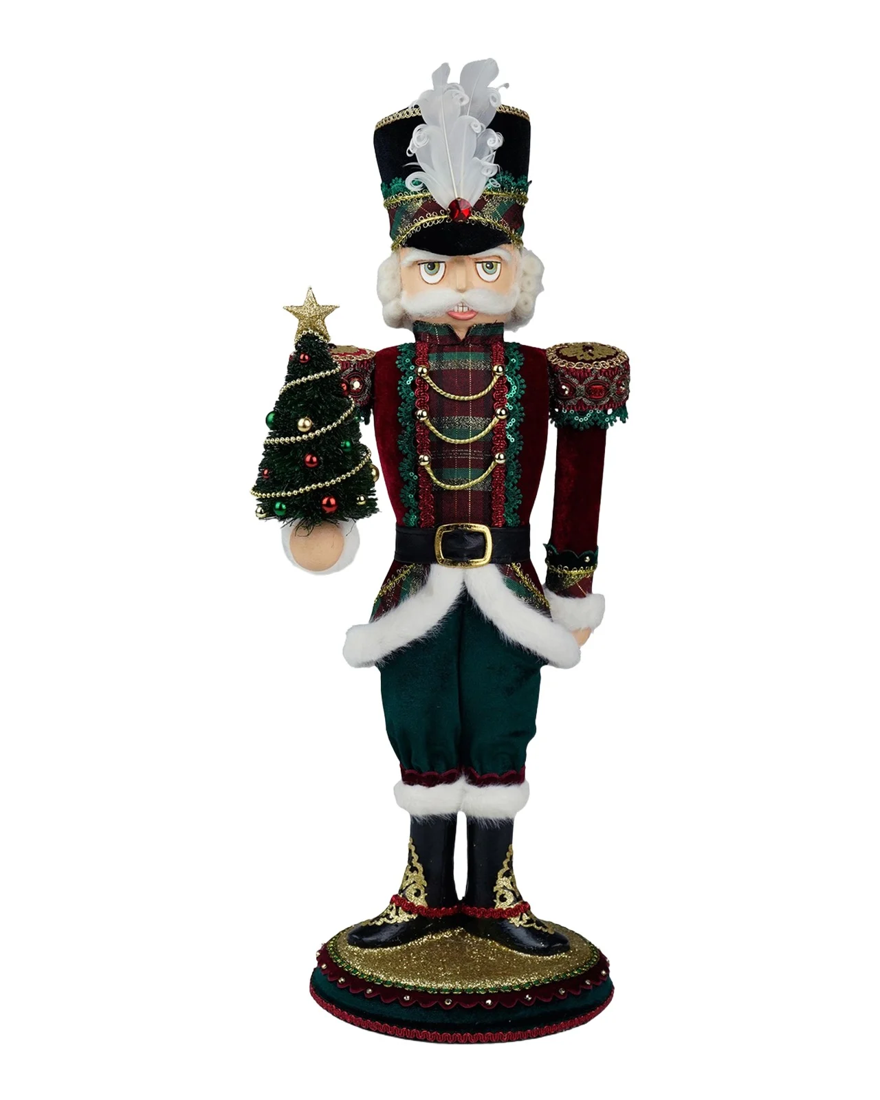 Katherine 's Collection Timeless Tidings Nutcracker With Tree