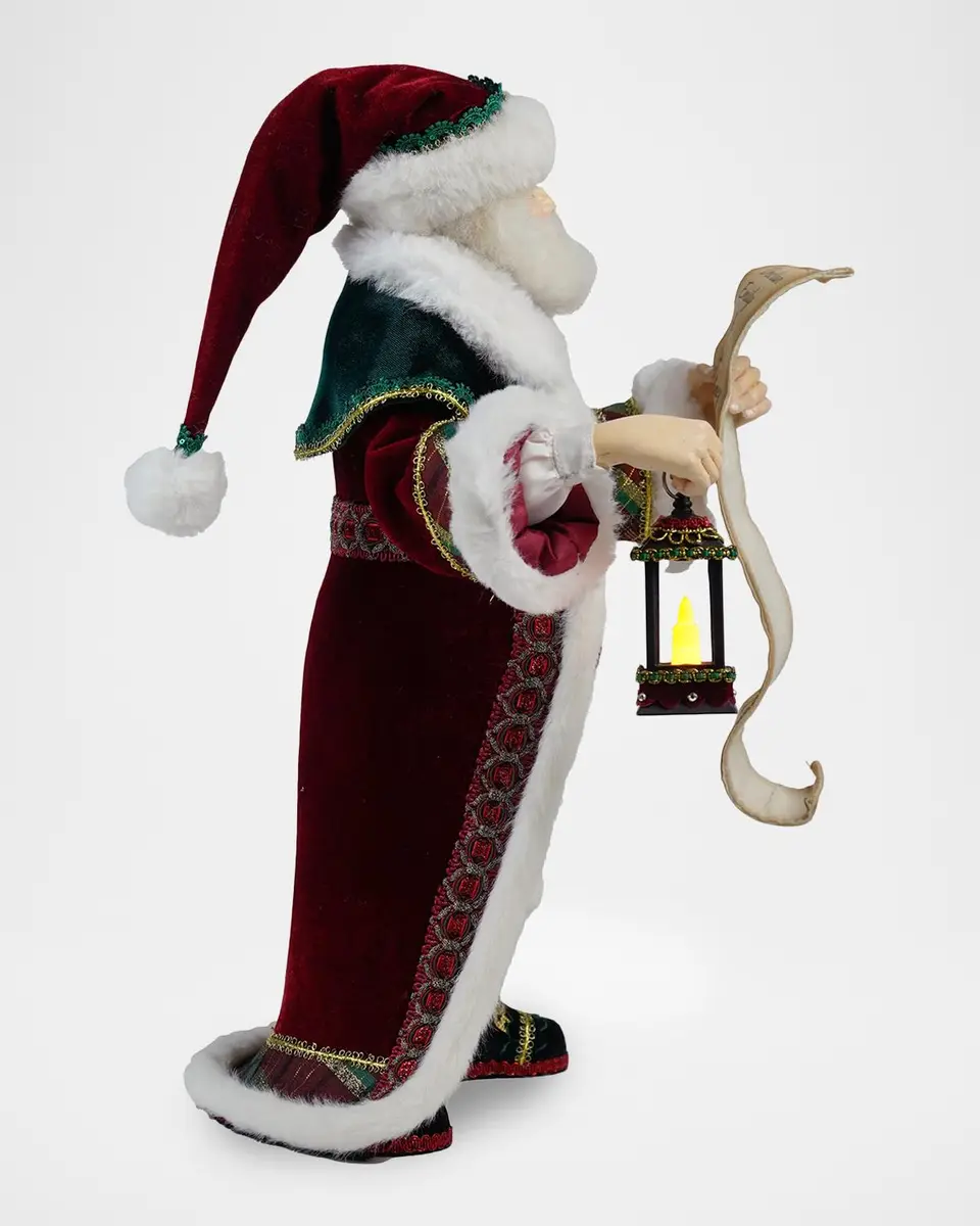 Katherine 's Collection Timeless Tidings Christopher Santa Tabletop | Thumbnail 2
