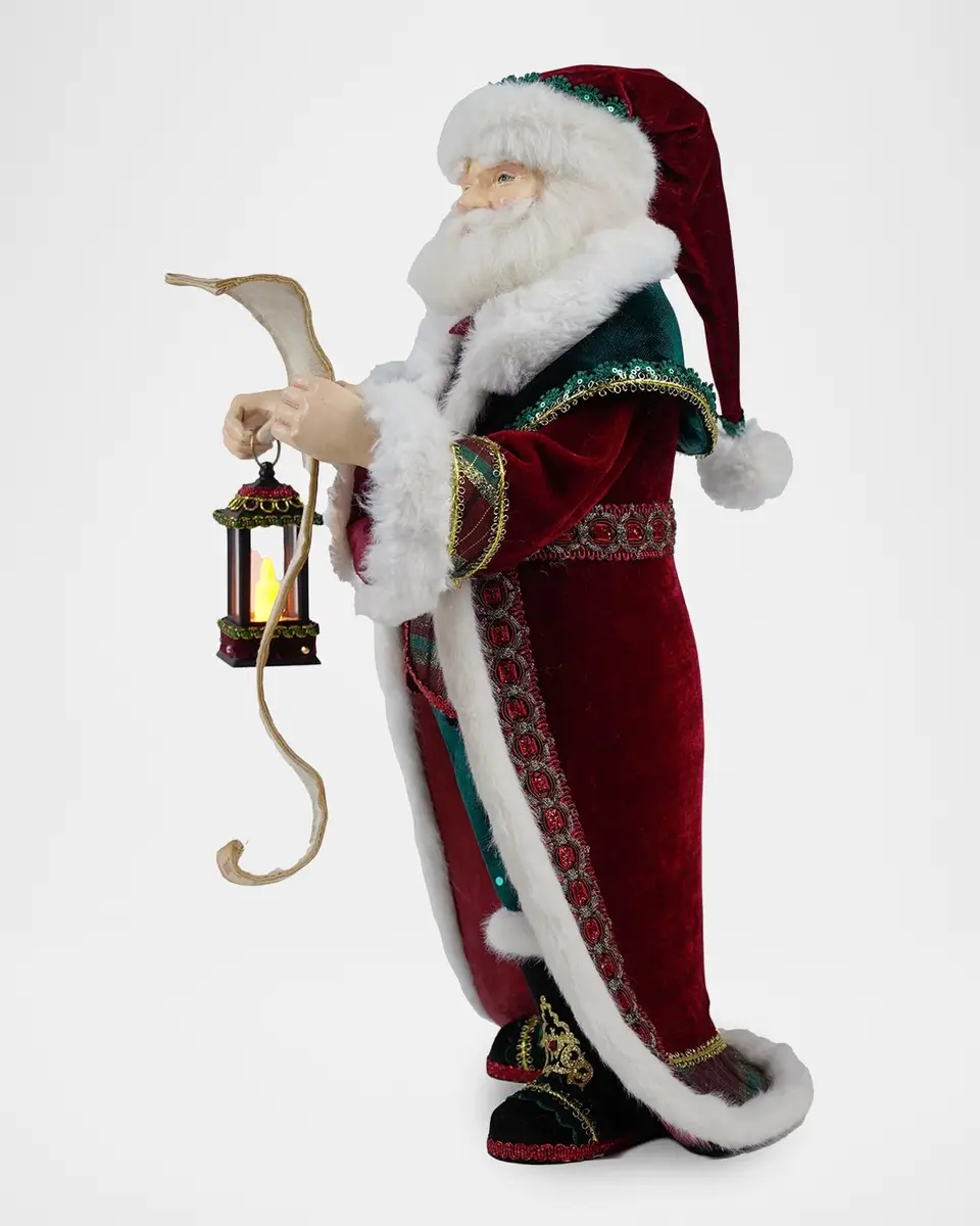 Katherine 's Collection Timeless Tidings Christopher Santa Tabletop | Thumbnail 3