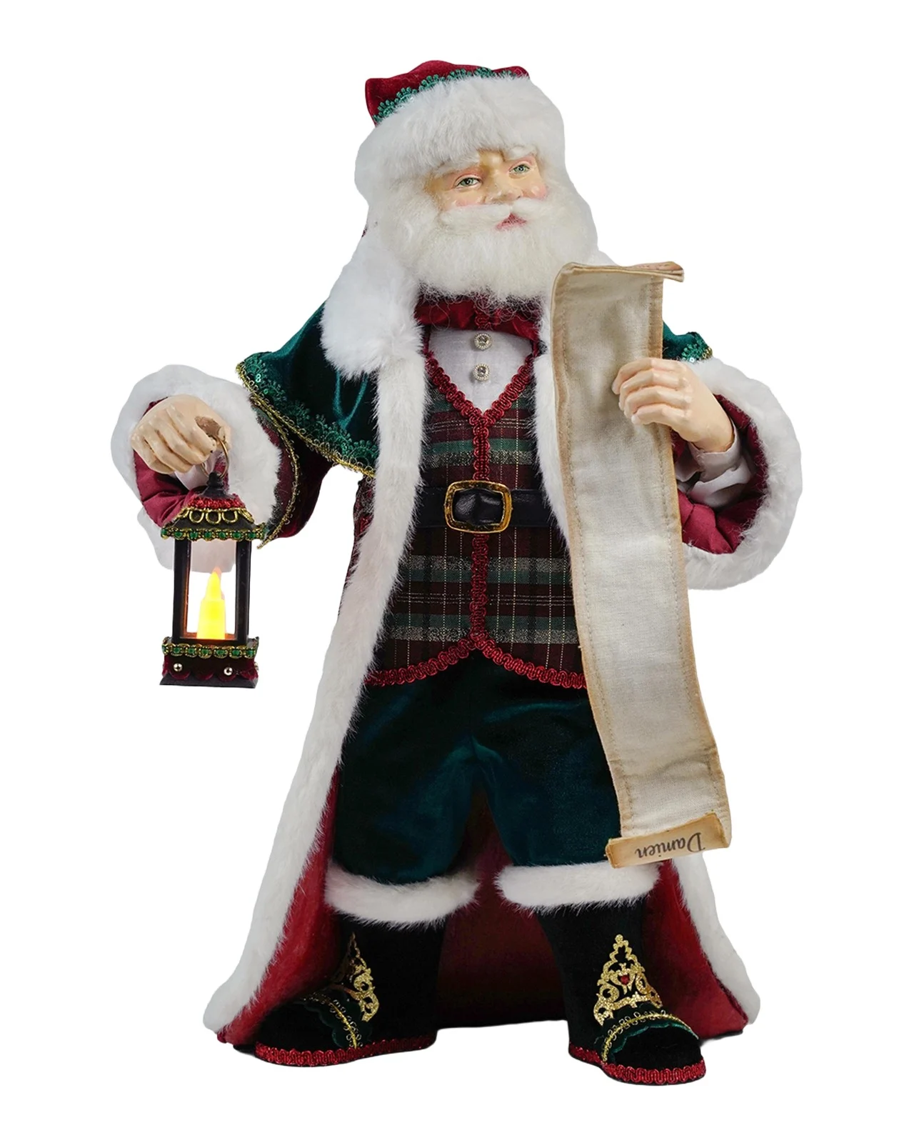 Katherine 's Collection Timeless Tidings Christopher Santa Tabletop