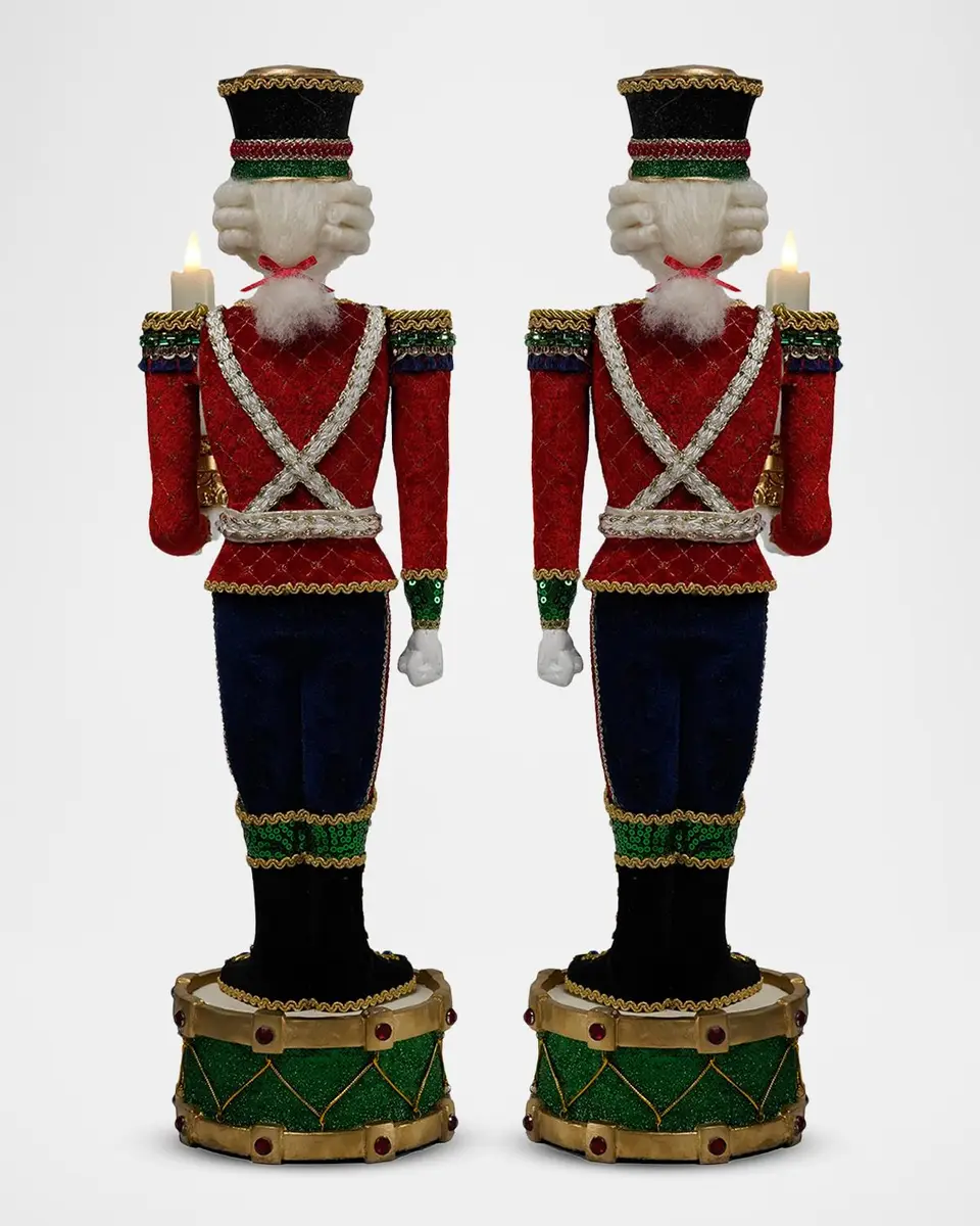 Katherine 's Collection Toy Soldier Candle Holders, Set of 2 | Thumbnail 4 Katherine 's Collection Toy Soldier Candle Holders, Set of 2 | Thumbnail 4