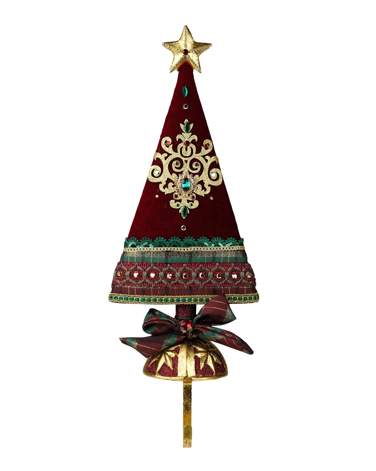 Katherine 's Collection Timeless Tidings Tree Stocking Holder
