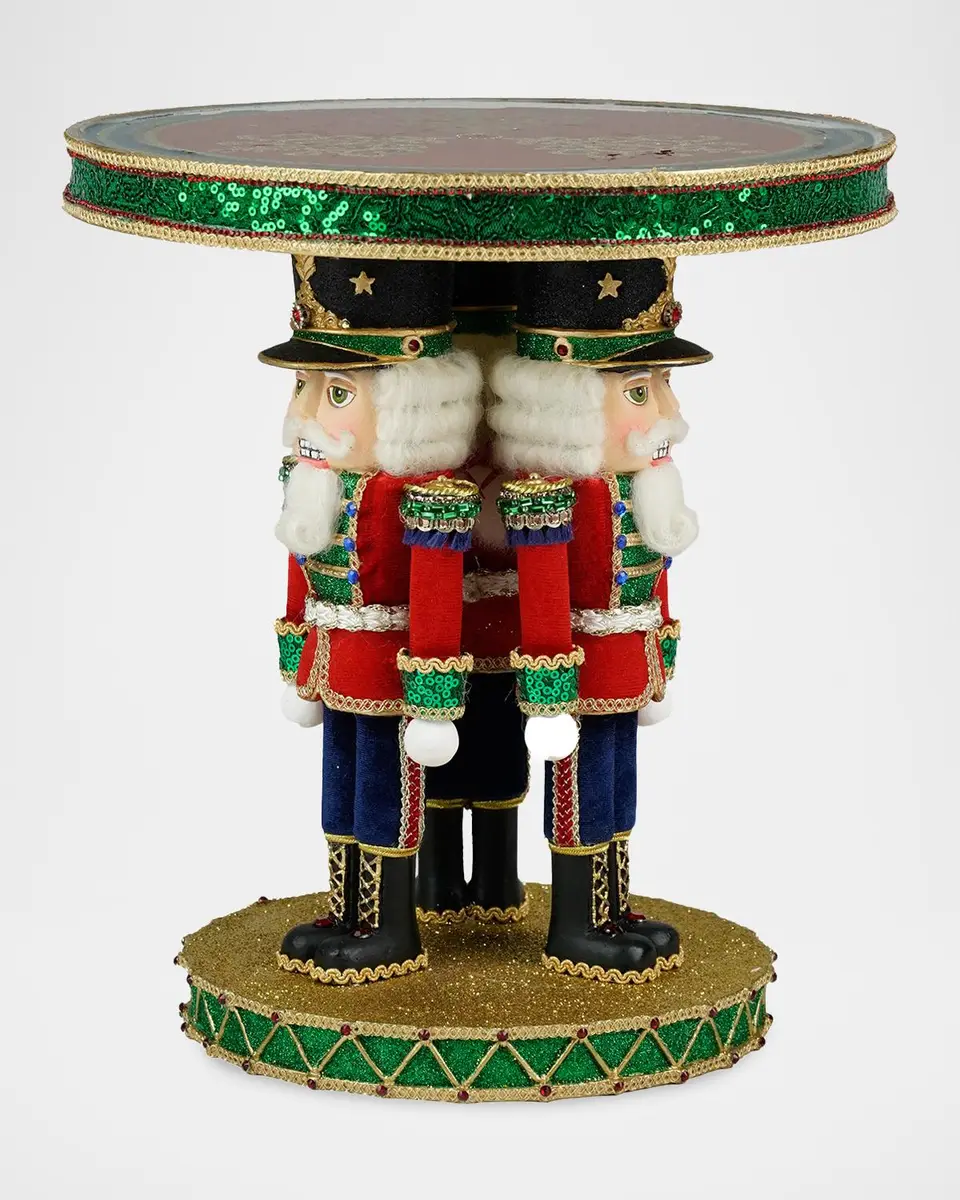 Katherine 's Collection Toy Soldier Christmas Cake Plate | Thumbnail 2 Katherine 's Collection Toy Soldier Christmas Cake Plate | Thumbnail 2