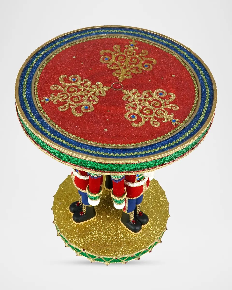 Katherine 's Collection Toy Soldier Christmas Cake Plate | Thumbnail 3 Katherine 's Collection Toy Soldier Christmas Cake Plate | Thumbnail 3
